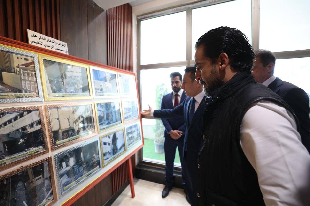 بالصور.. الحلبوسي يفتتح مستشفى الرمادي التعليمي بعد إعادة إعماره وتأهيله