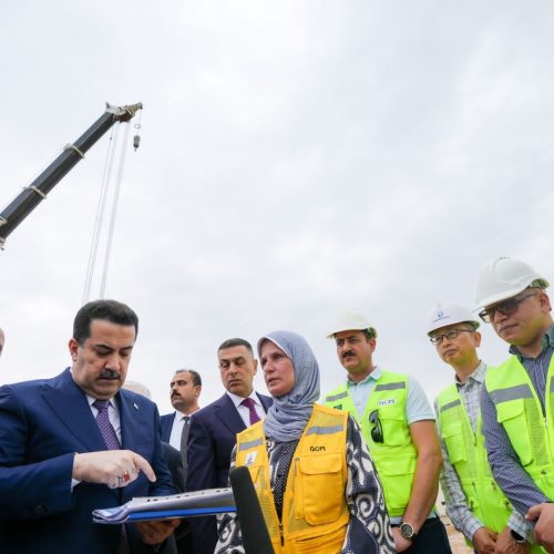 السوداني يزور موقع ميناء الفاو ويتابع مجريات العمل فيه والتنفيذ