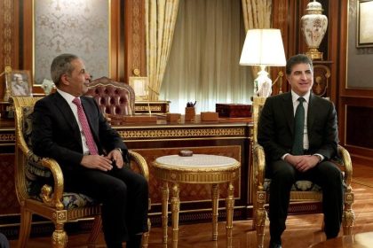 زيدان ونيجرفان بارزاني يبحثان معالجة جميع الاشكاليات القانونية ضمن الأطر الدستورية