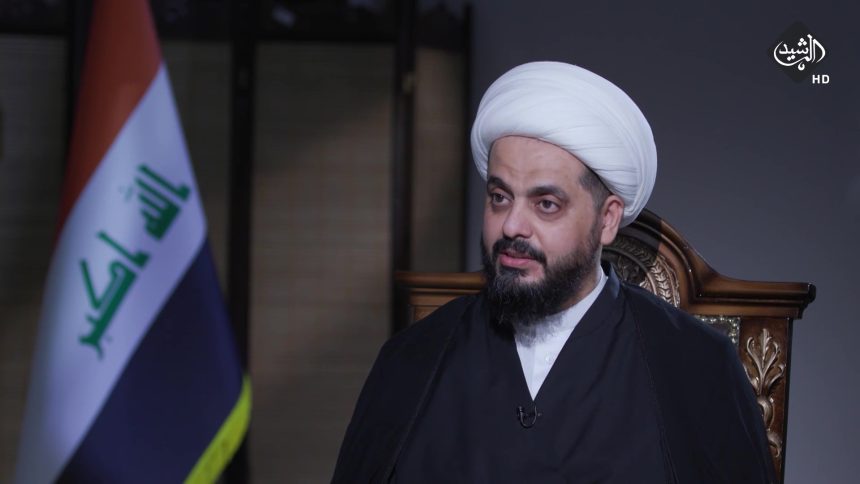 الأمين العام لحركة عصائب أهل الحق الشيخ قيس الخزعلي