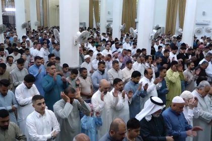 الانبار.. مواطنون يقدمون التهاني بمناسبة عيد الفطر المبارك ويدعون الى انهاء الخلافات