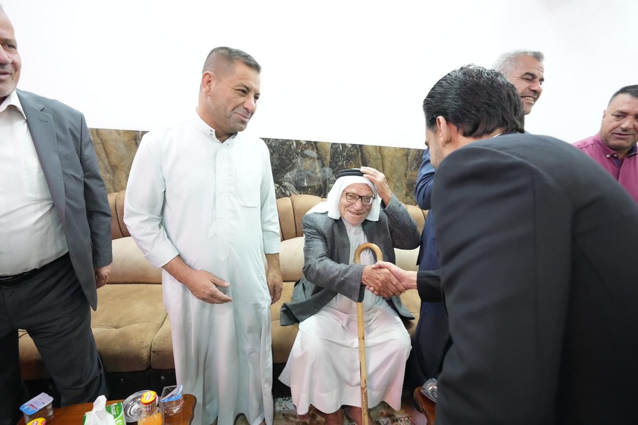 بالصور.. الحلبوسي  يزور مضيف الشيخ حسن أحمد خدوش الجحيش في نينوى