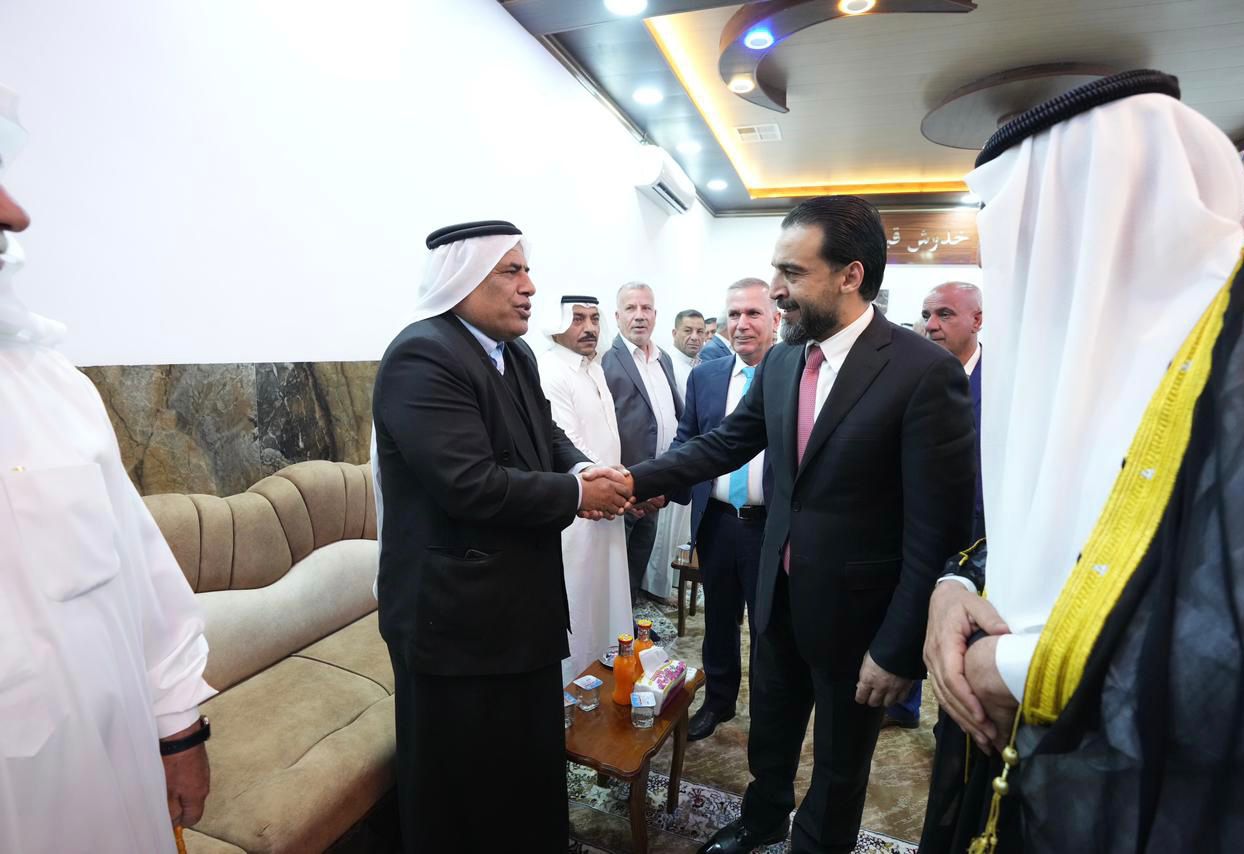 بالصور.. الحلبوسي  يزور مضيف الشيخ حسن أحمد خدوش الجحيش في نينوى