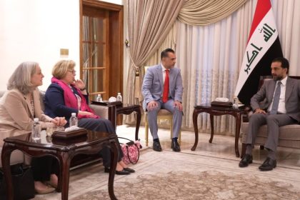 الحلبوسي يستقبل مساعدة وزير الخارجية الأميركي لشؤون الشرق الأوسط