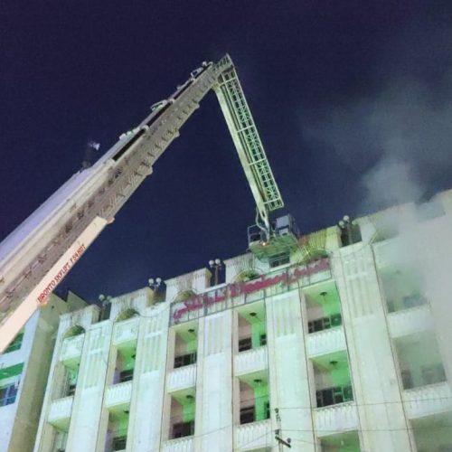 اخماد حريقين في الكرادة وسط بغداد