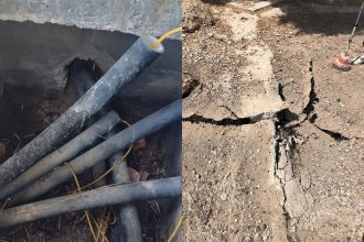بالصور.. حفريات الاتصالات تقطع الكهرباء عن مدينة الطب في بغداد