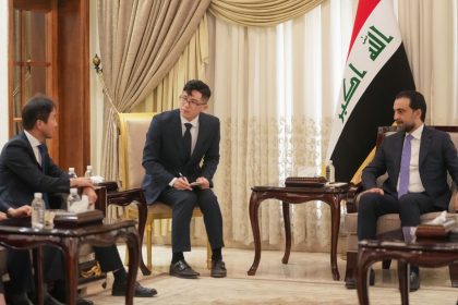 الحلبوسي يستقبل وفد جمعية الصداقة البرلمانية العراقية الكورية