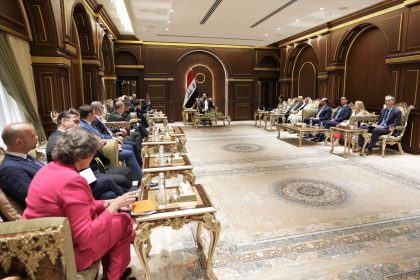 رئيس مجلس النواب محمد الحلبوسي يستقبل سفراء دول الاتحاد الأوروبي