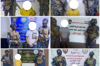 الشرطة الاتحادية تلقي القبض على 6 متهمين بقضايا قانونية مختلفة في بغداد