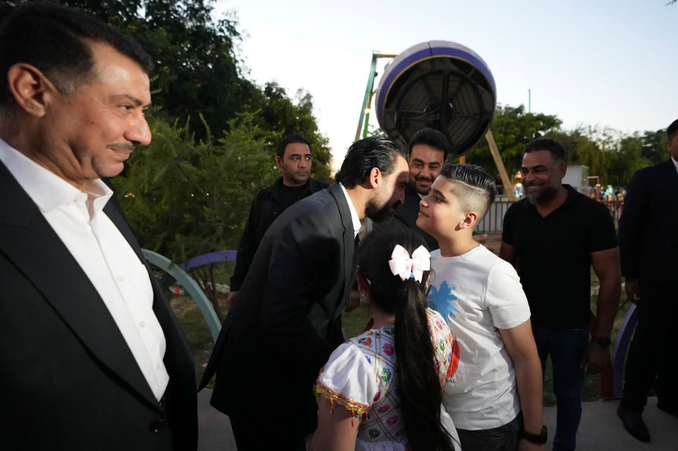 بالصور .. رئيس مجلس النواب محمد الحلبوسي يجري جولة ميدانية في مدينة الرمادي