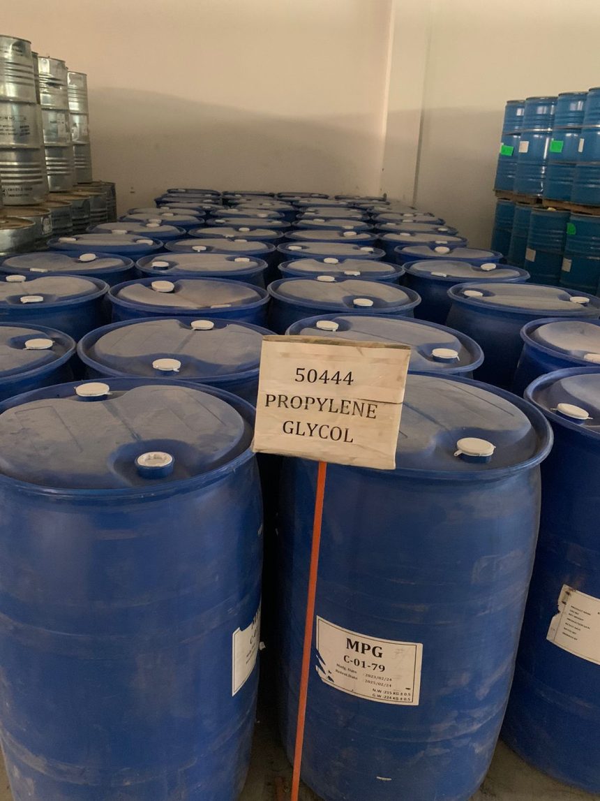 النزاهة تضبط (١٠) أطنان من المواد الكيمياويَّـة في الشركة العامة لصناعة الأدوية بسامراء