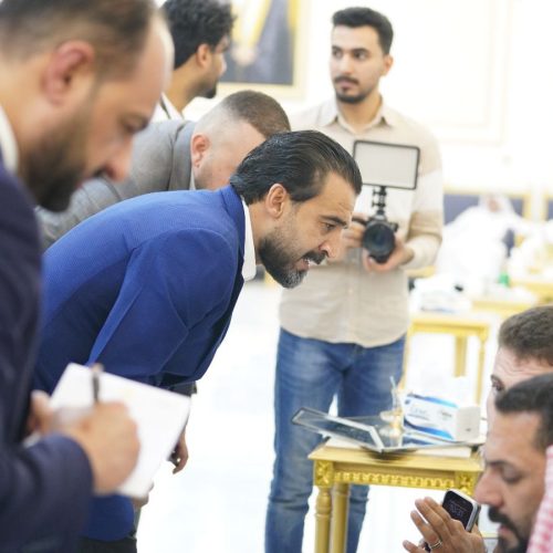 رئيس مجلس النواب محمد الحلبوسي يزور ناحية الصقلاوية