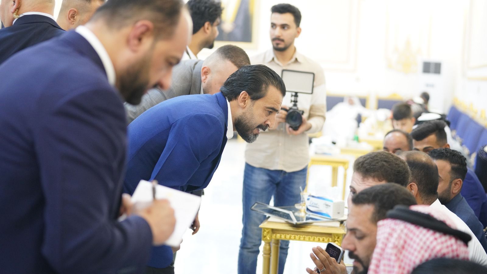 رئيس مجلس النواب محمد الحلبوسي يزور ناحية الصقلاوية