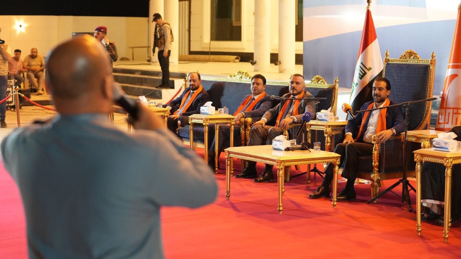 رئيس مجلس النواب محمد الحلبوسي يزور ناحية الصقلاوية