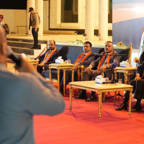 رئيس مجلس النواب محمد الحلبوسي يزور ناحية الصقلاوية