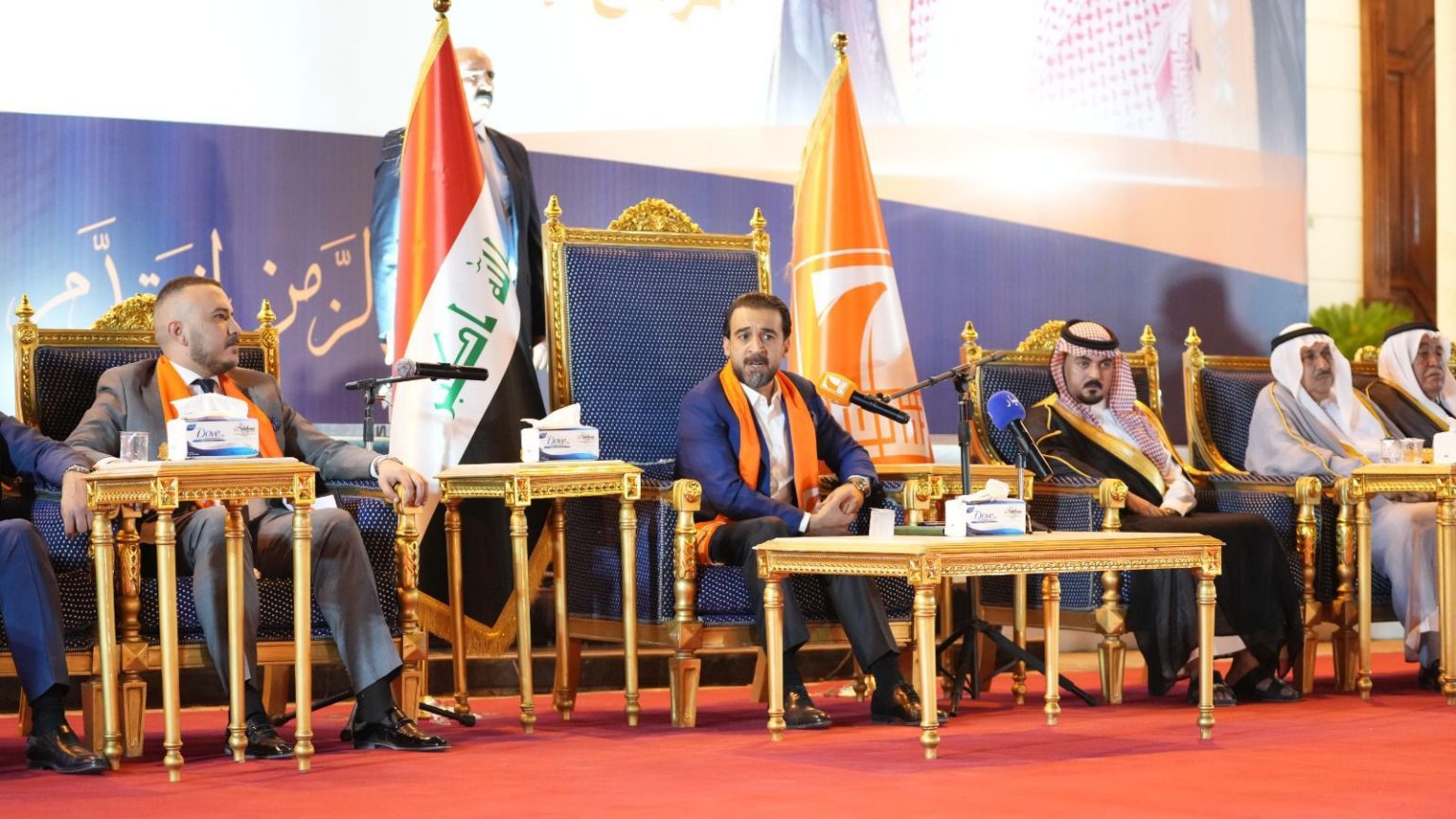 رئيس مجلس النواب محمد الحلبوسي يزور ناحية الصقلاوية