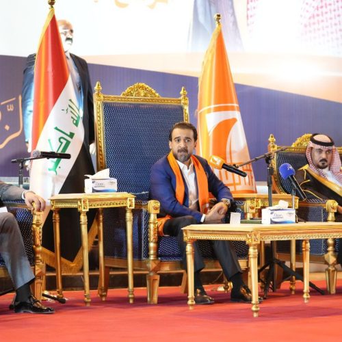 رئيس مجلس النواب محمد الحلبوسي يزور ناحية الصقلاوية