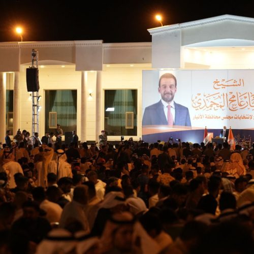 رئيس مجلس النواب محمد الحلبوسي يزور ناحية الصقلاوية