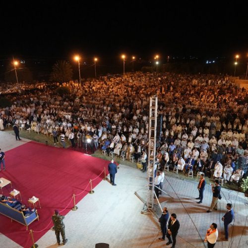 رئيس مجلس النواب محمد الحلبوسي يزور ناحية الصقلاوية