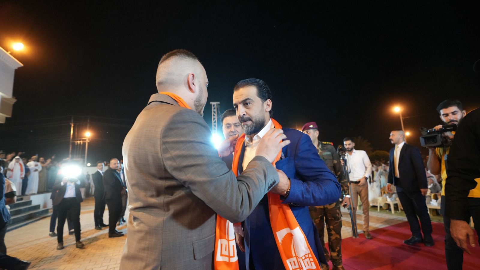 رئيس مجلس النواب محمد الحلبوسي يزور ناحية الصقلاوية