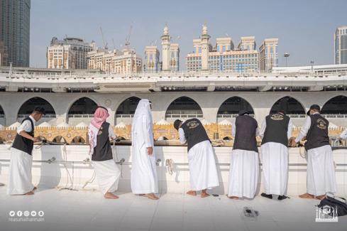 رئاسة شؤون الحرمين تعلن اكمال الاستعدادات لتغيير كسوة الكعبة المشرفة
