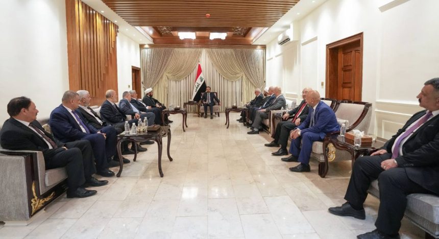 رئيس مجلس النواب محمد الحلبوسي يستقبل رئيس الهيئة العليا للحج والعمرة وملاكها المتقدم