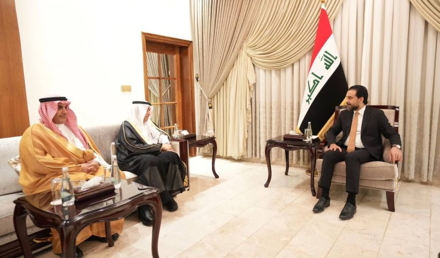 رئيس مجلس النواب محمد الحلبوسي يستقبل وفد مجلس الشورى السعودي