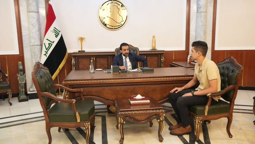 الحلبوسي يشيد بالروح العالية والإصرار على التفوُّق من قبل الطالب الجنابي