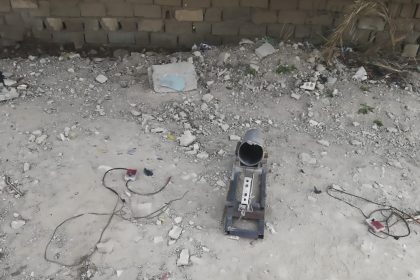 قوة امنية تعثر على قاعدة إطلاق الصواريخ التي استهدفت قاعدة فكتوريا بمطار بغداد