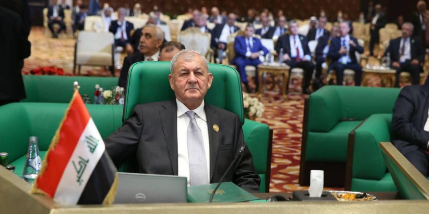 رئيس الجمهورية: العراق يجدد موقفه الثابت والداعي لتحقيق آمال الشعب الفلسطيني