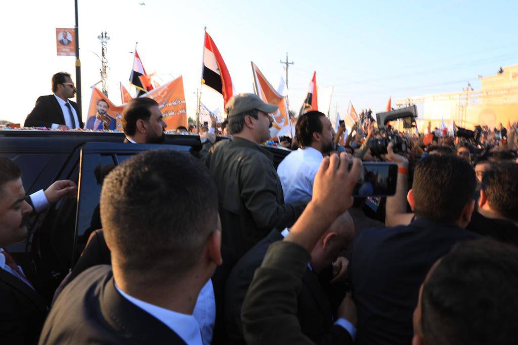 بالصور.. استقبال الرئيس الحلبوسي في قضاء الكرمة