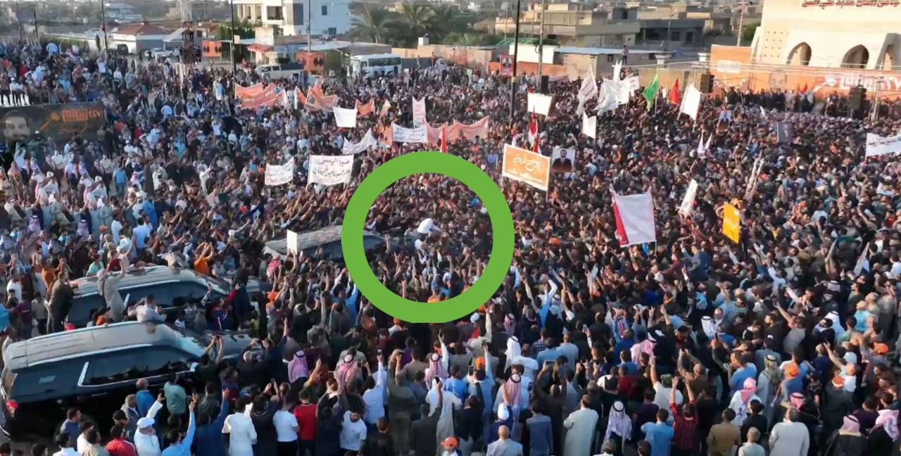 بالصور.. استقبال الرئيس الحلبوسي في قضاء الكرمة