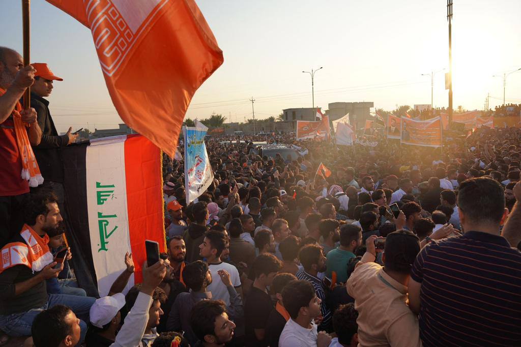 بالصور.. استقبال الرئيس الحلبوسي في قضاء الكرمة