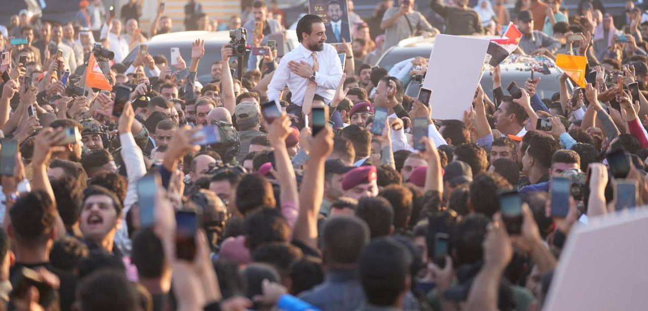 بالصور.. استقبال الرئيس الحلبوسي في قضاء الكرمة