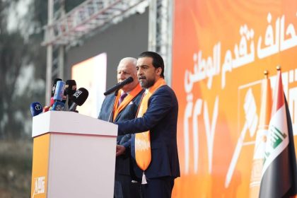 الرئيس محمد الحلبوسي يحضر تجمعاً جماهيرياً في مدينة الموصل