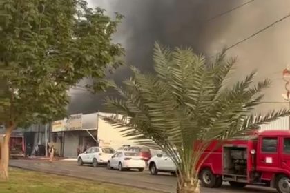 إخماد حريق اندلع بـ7 مخازن تجارية في بغداد