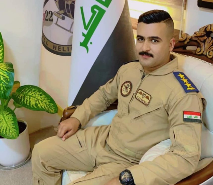 وزارة الدفاع تنعي الشهيد النقيب الطيار علاء سلمان