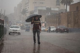 أمطار متفرقة