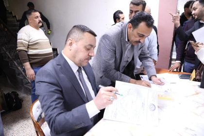 العمل: مدير دائرة العمل والتدريب المهني يتفقد قسم الاجانب والاستعلامات الالكترونية