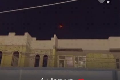 بالفيديو.. رصد صواريخ في سماء البصرة