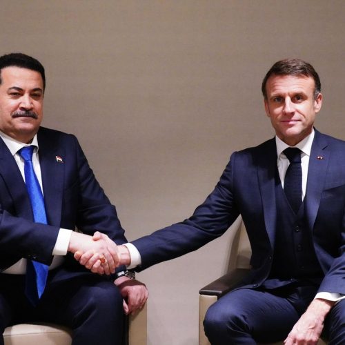 السوداني وماكرون يبحثان فرص التعاون في المجالات الاقتصادية والعسكرية