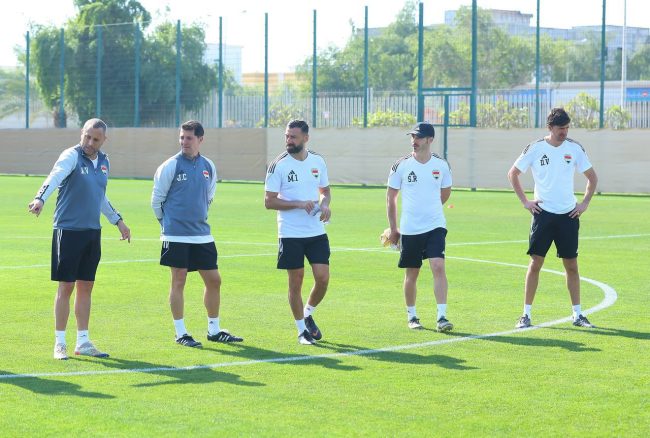 بالصور.. وحدة تدريبية استشفائية للمنتخب الوطني بعد الفوز على اليابان