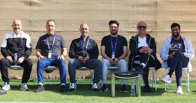 بالصور.. وحدة تدريبية استشفائية للمنتخب الوطني بعد الفوز على اليابان