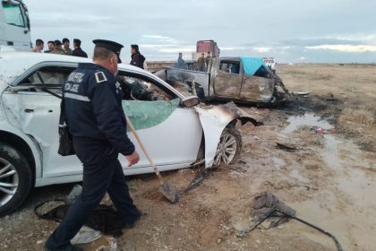 مصرع تسعة أشخاص نتيجة حادث مروري في الأنبار