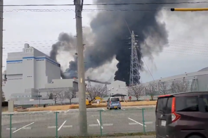 انفجار في محطة للطاقة الحرارية وسط اليابان