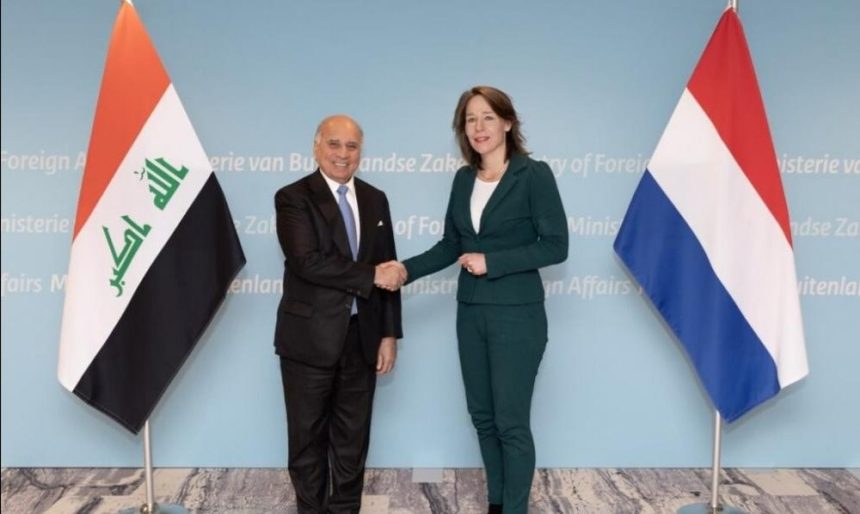 وزيرة الخارجية الهولندية تصل إلى بغداد