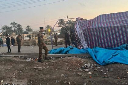 بالصور... القوات الأمنية تعيد فتح طرق أغلقها متظاهرون صباح اليوم في ديالى