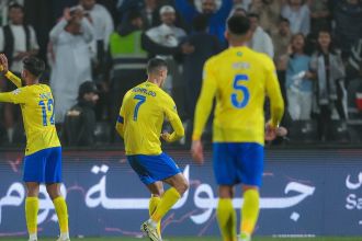 رونالدو يستفز الجماهير بحركة غير اخلاقية في لقاء النصر والشباب
