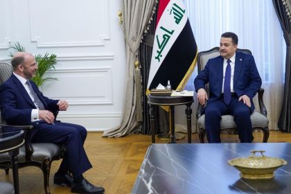 السوداني يستقبل السفير البلجيكي لدى العراق