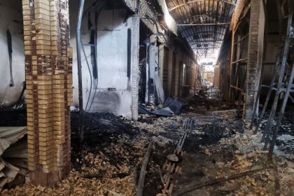 اربيل تعلن حجم الخسائر الناجمة عن حريق سوق الملابس المستعملة أمس